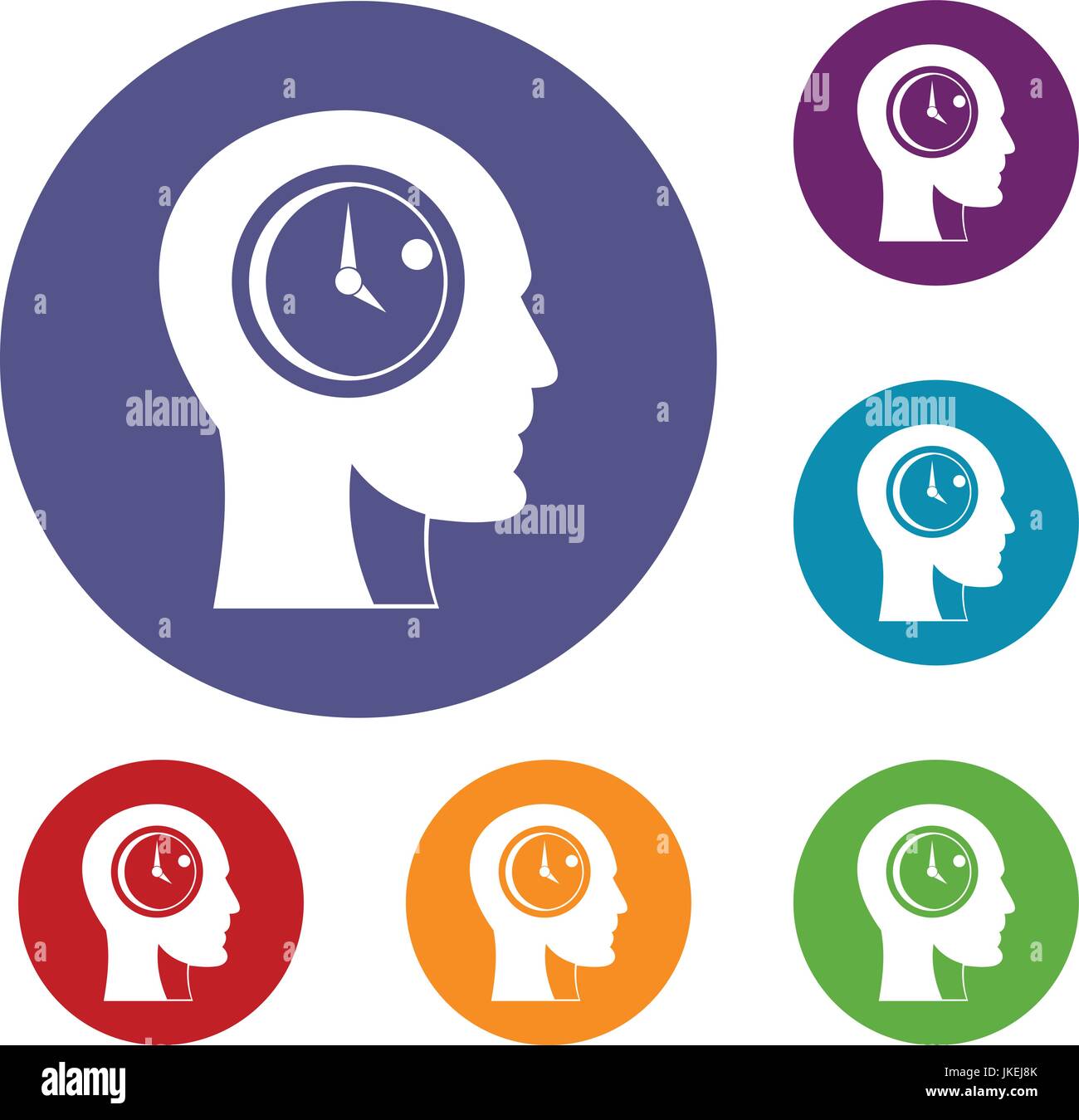 Time management icons set Stock Vector Image & Art - Alamy