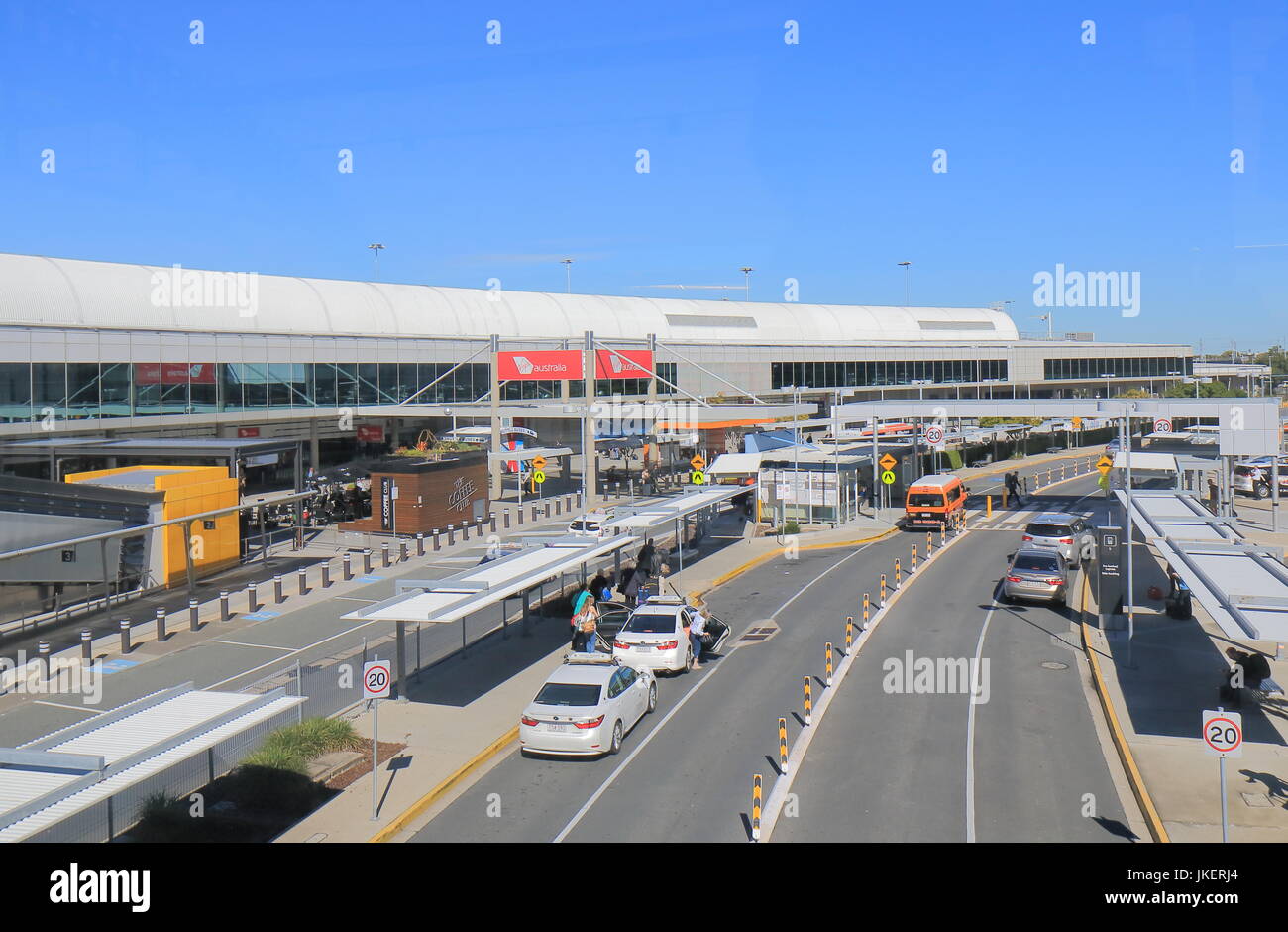 People travel at Brisbane Airport in Brisbane Australia Stock Photo Alamy