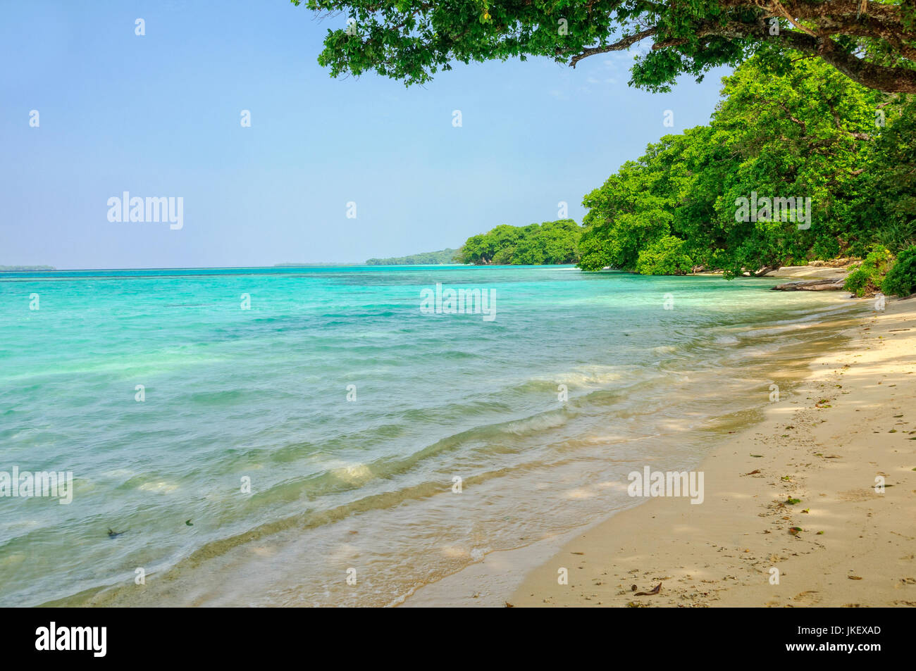 One of the many beautiful secluded sandy beaches around Saraoutou ...