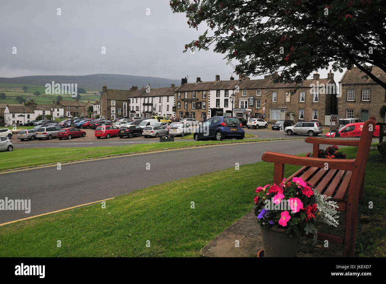 Reeth Swaledale North Yorkshire England Stock Photo - Alamy