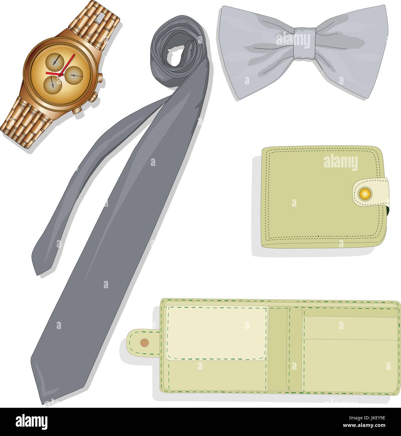 Men acceccories set. Vector illustration Stock Vector Image & Art - Alamy