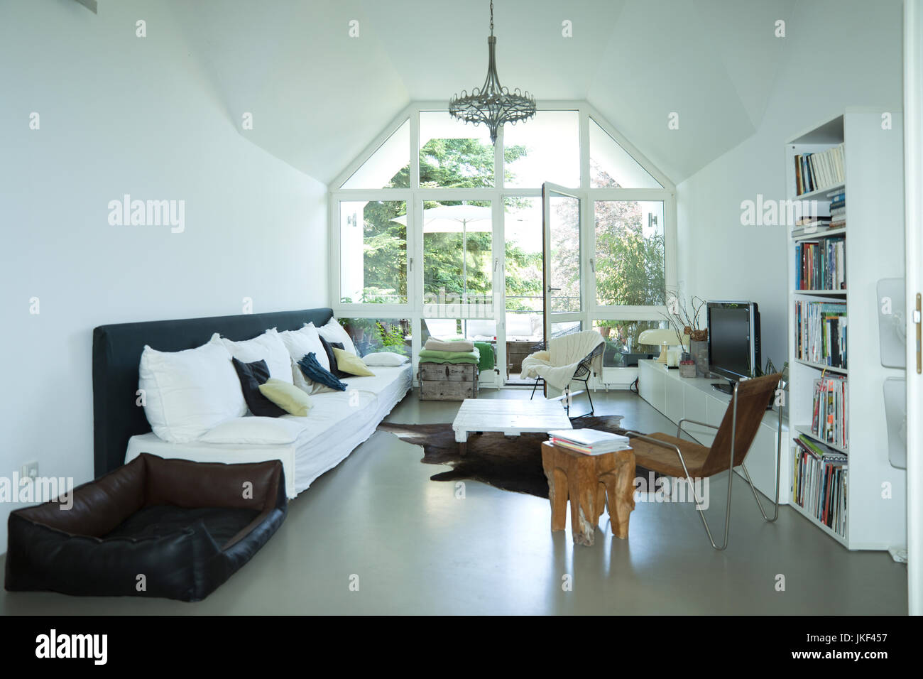 Modern living room Stock Photo Alamy