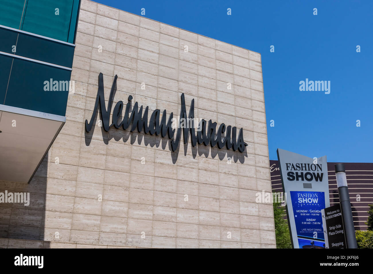 Las Vegas - Circa July 2017: Neiman Marcus store at the Fashion Show Mall  on the Strip. Neiman Marcus was established 1907 I Stock Photo - Alamy