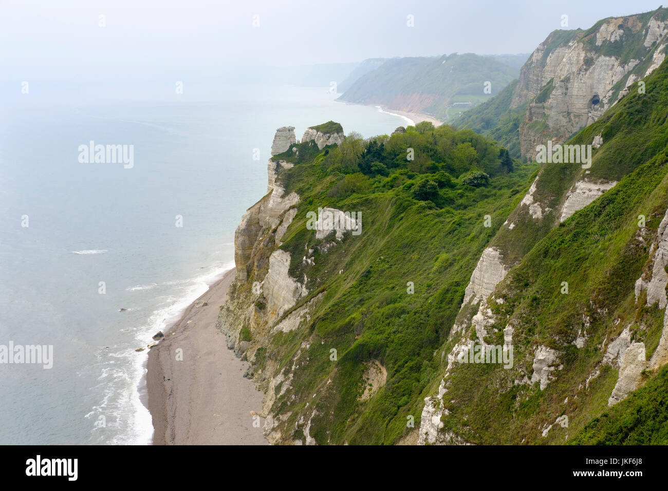 Hooken Cliffs nahe Beer, Jurassic Coast, Jura-Küste, Devon, England, Großbritannien Stock Photo