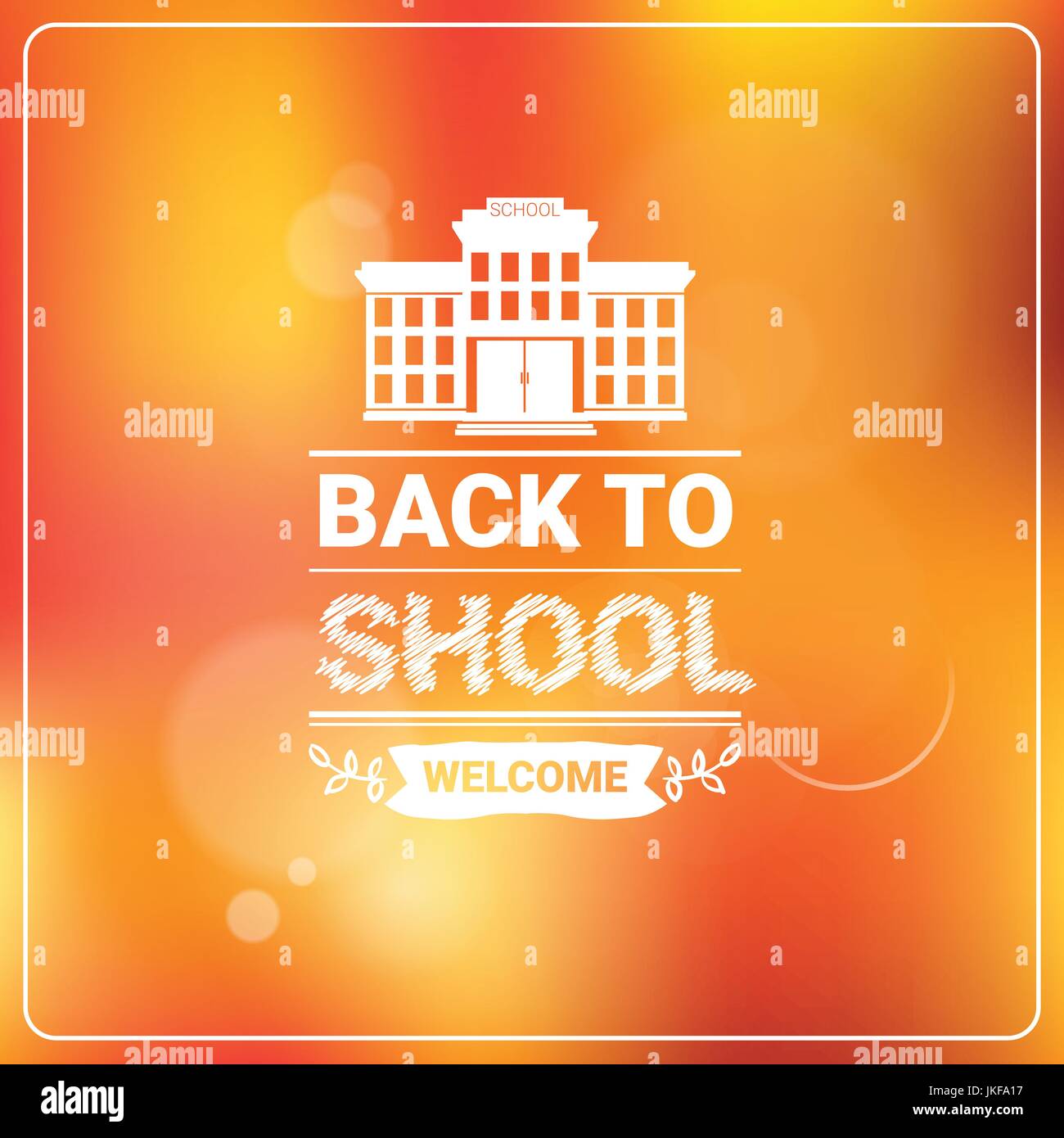 Back To School Colorful Logo Stock Vector Image & Art Alamy