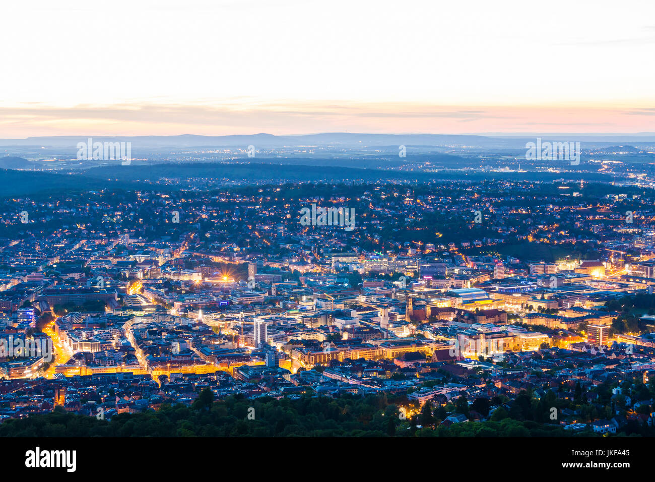 Deutschland, Baden-Württemberg, Stuttgart, Stadtansicht, Innenstadt, Stadtzentrum, Architektur Stock Photo