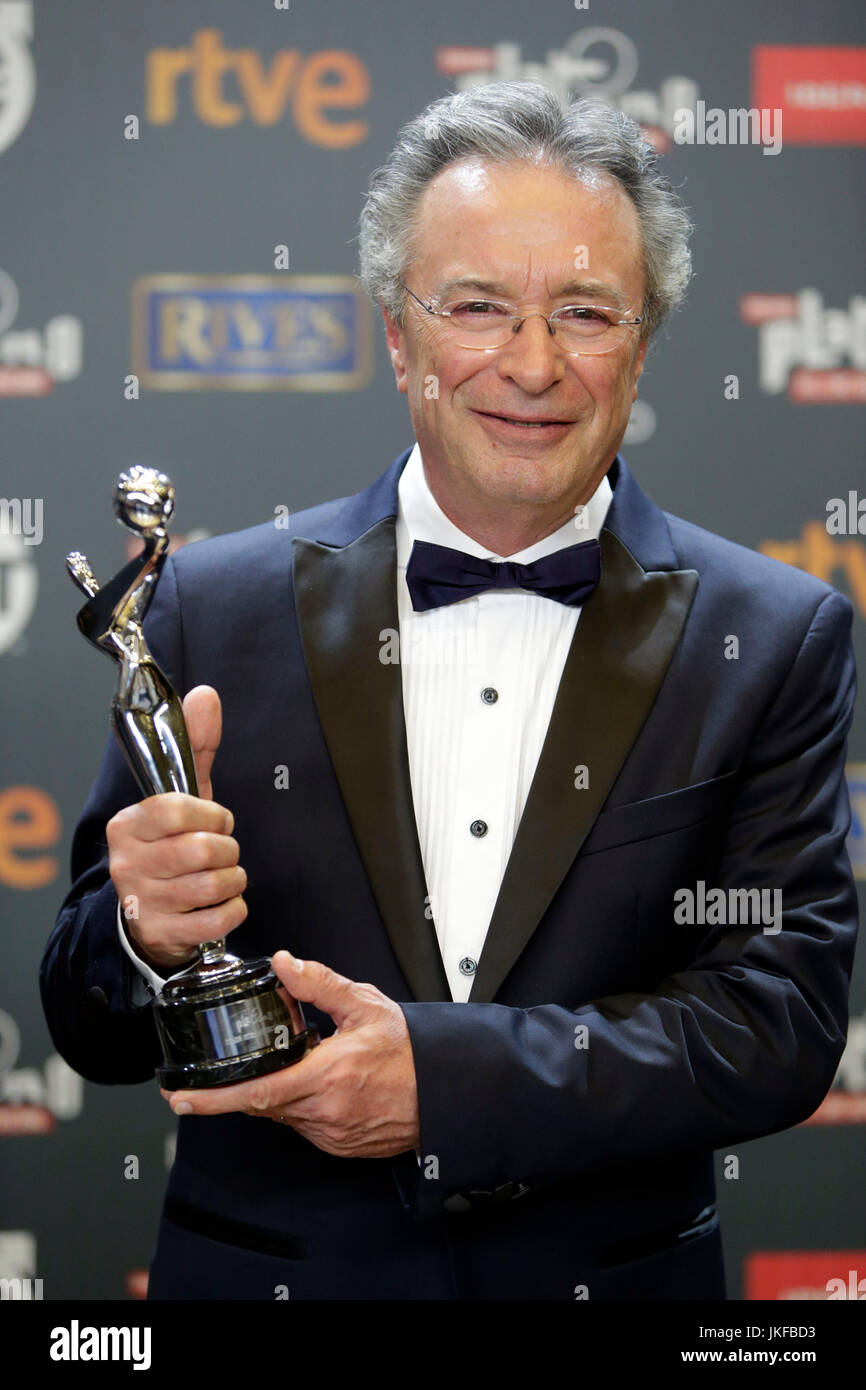 Actor Óscar Martínez during photocall the Platino Awards 2017 in Madrid