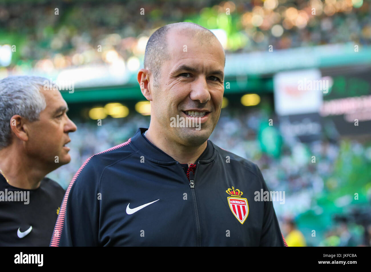 Lisbon, Portugal. 22nd July, 2017. Monaco«s head coach Leonardo Jardim from Portugal during the Pre-season Friendly match between Sporting CP and AS Monaco at Estadio Jose Alvalade on July 22, 2017 in Lisbon, Portugal.. Credit: Bruno Barros/Alamy Live News Stock Photo