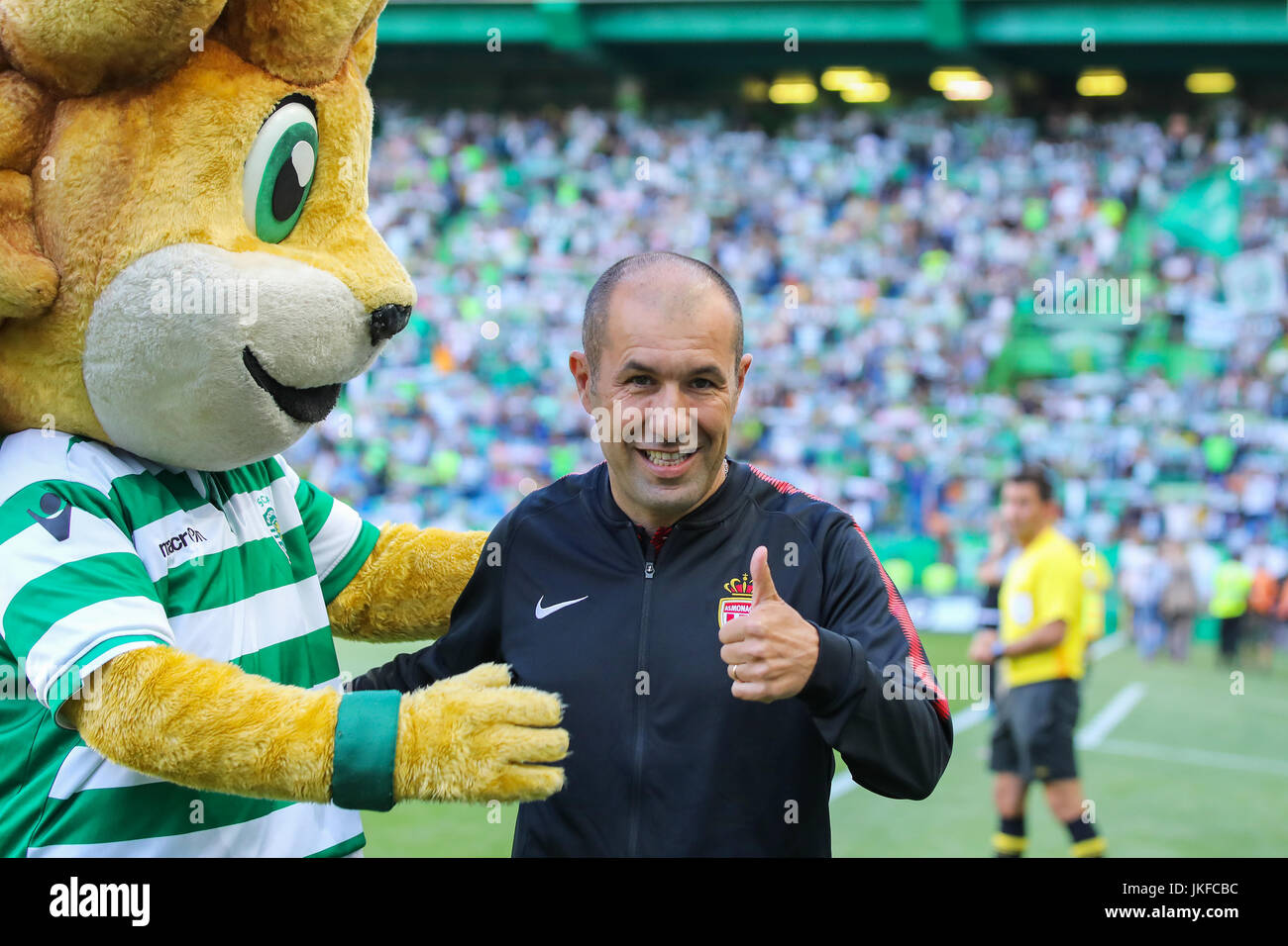 Lisbon, Portugal. 22nd July, 2017. Monaco«s head coach Leonardo Jardim from Portugal during the Pre-season Friendly match between Sporting CP and AS Monaco at Estadio Jose Alvalade on July 22, 2017 in Lisbon, Portugal.. Credit: Bruno Barros/Alamy Live News Stock Photo