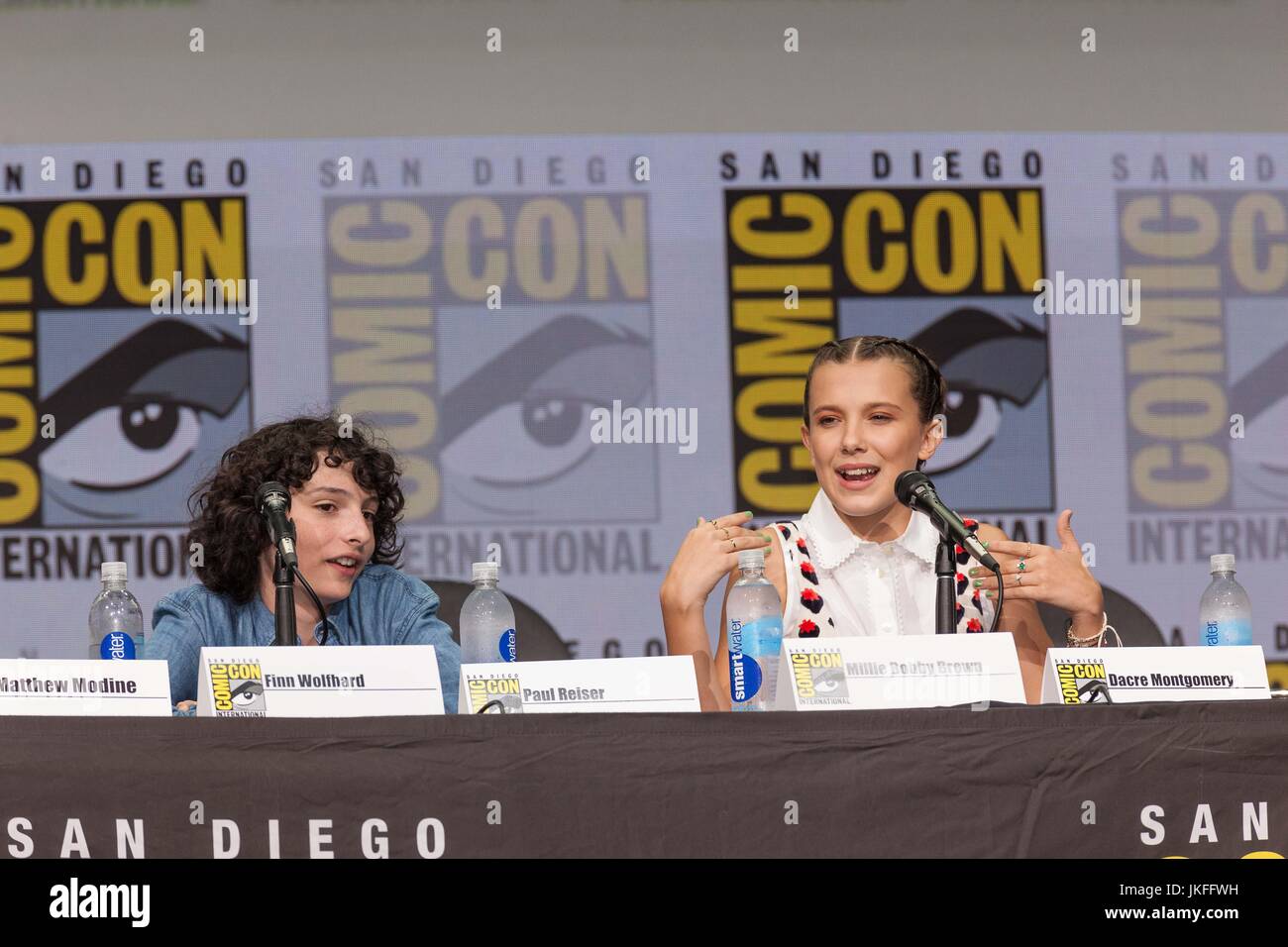 Shannon Purser at Stranger Things Comic-Con Panel 2017