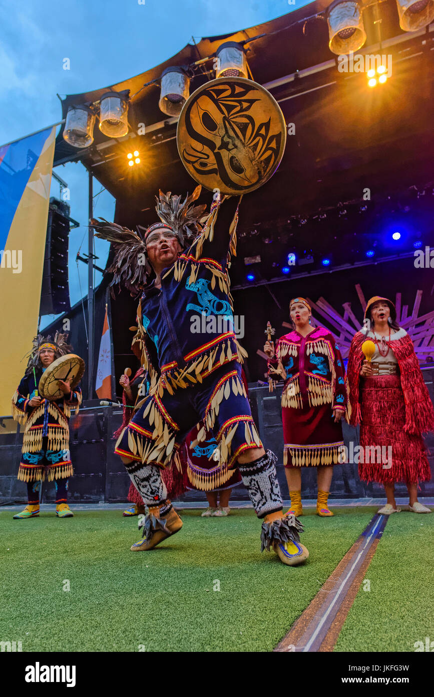 Vancouver, Canada. 22nd July, 2017. The Drum is Calling Festival