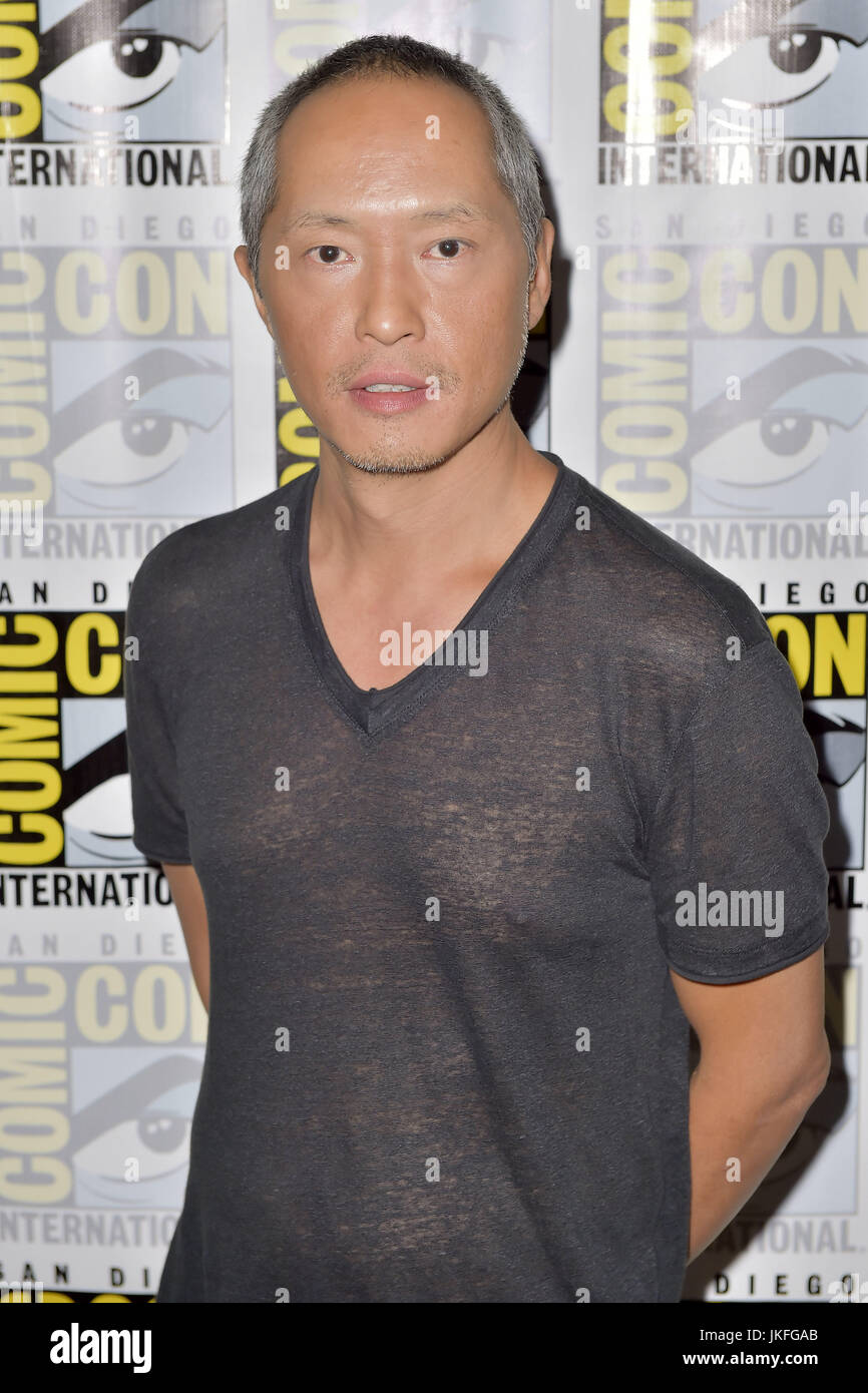 San Diego, California. 21st July, 2017. Ken Leung attends the 'Inhumans' press line during Comic-Con International 2017 at Hilton Bayfront on July 21, 2017 in San Diego, California. | usage worldwide Credit: dpa/Alamy Live News Stock Photo