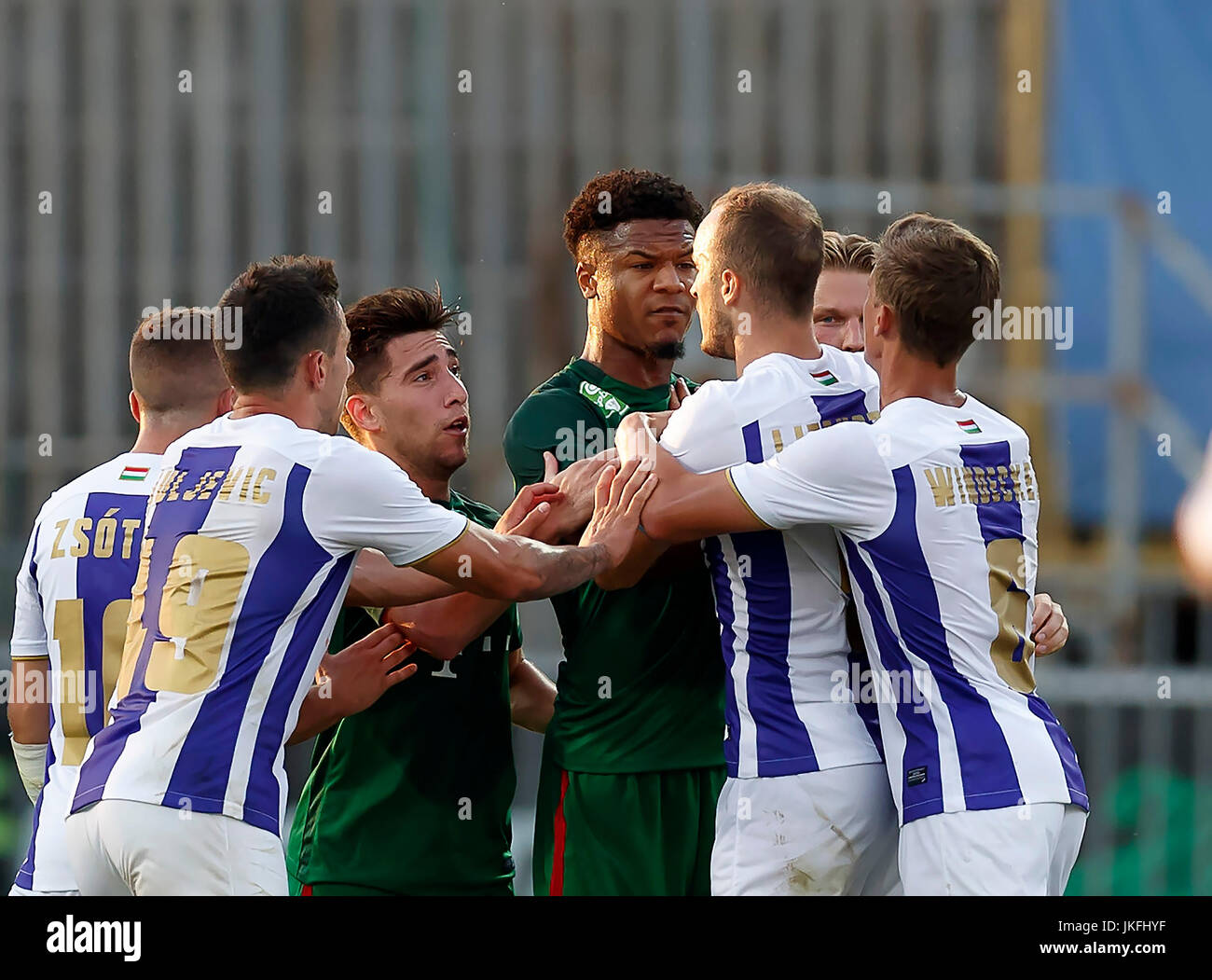 Budapest, Hungary, 31 Mar 2018. (l-r) Robert Litauszki of Ujpest