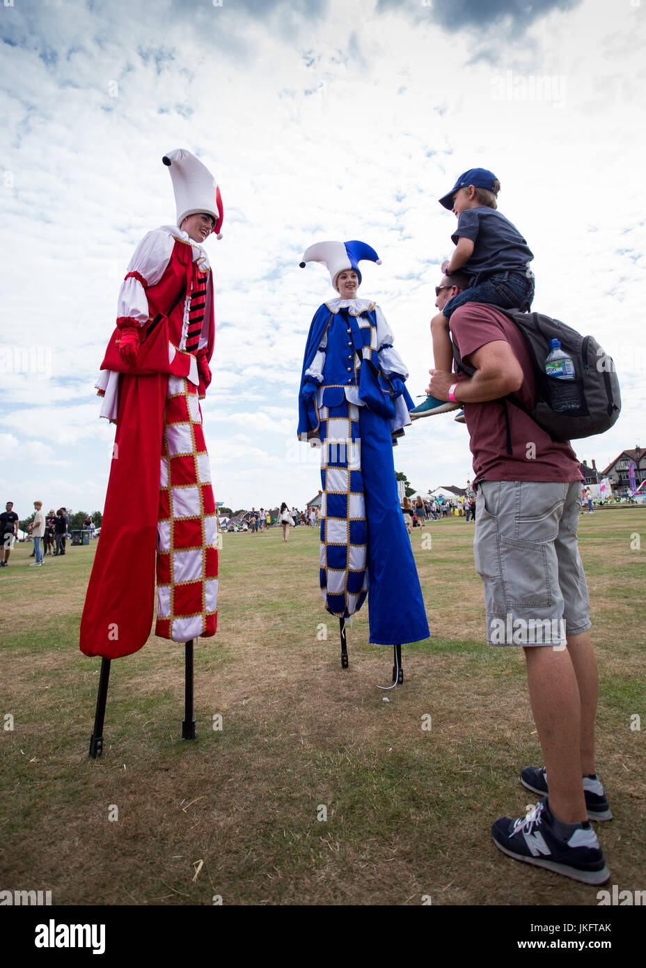 Stilt Performers, Village Green Festival, Southend, Essex © Clarissa ...