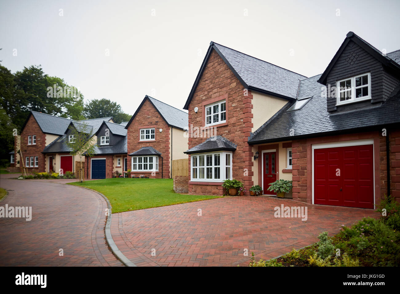 Modern large executive detached villa style homes by Story Homes in