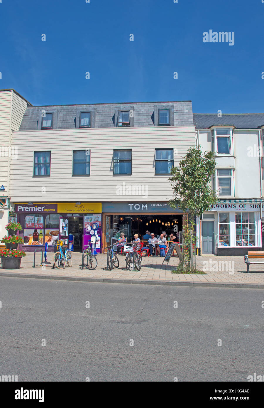 Shop, Cafe, Shoreham By The Sea, Sussex, England Stock Photo Alamy