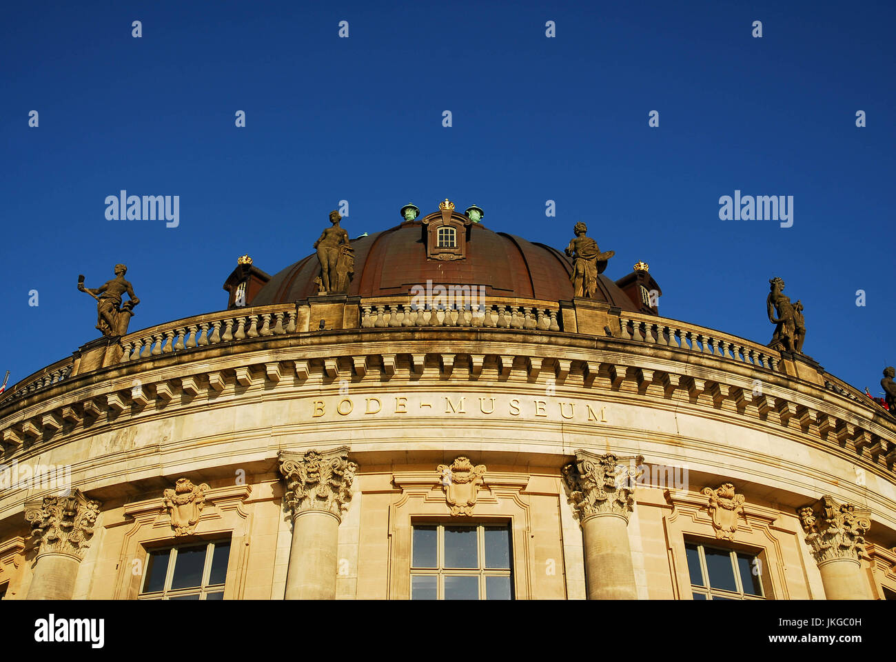 BERLIN- MAY 30:A view of the rooftop of the Bode Museum in Berlin,Germany,on May,30,2011. Stock Photo