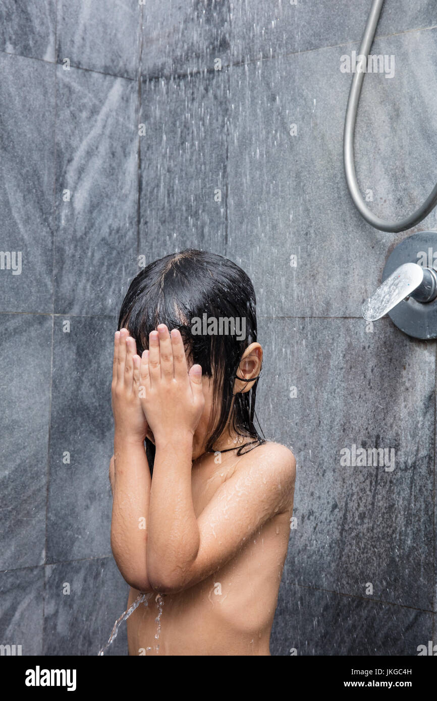 Pictures of girls taking a shower