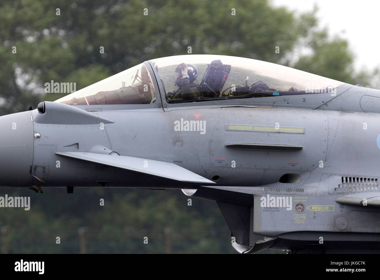 Royal Air Force Eurofighter Typhoon FGR4 ZK352 at RIAT 2017 Stock Photo ...