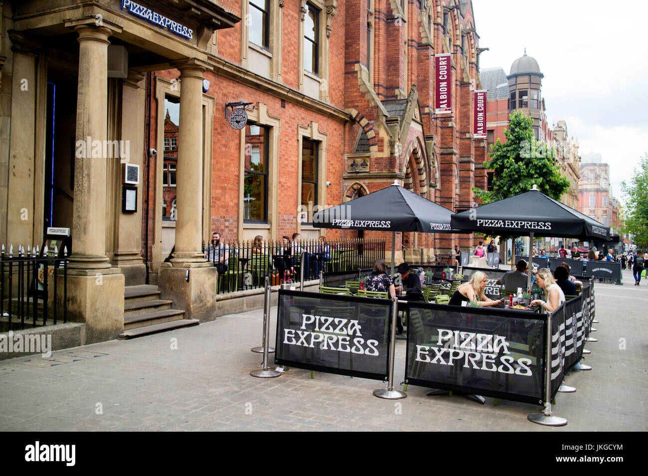 Pizza Express on Albion Place, Leeds City Centre, West Yorkshire