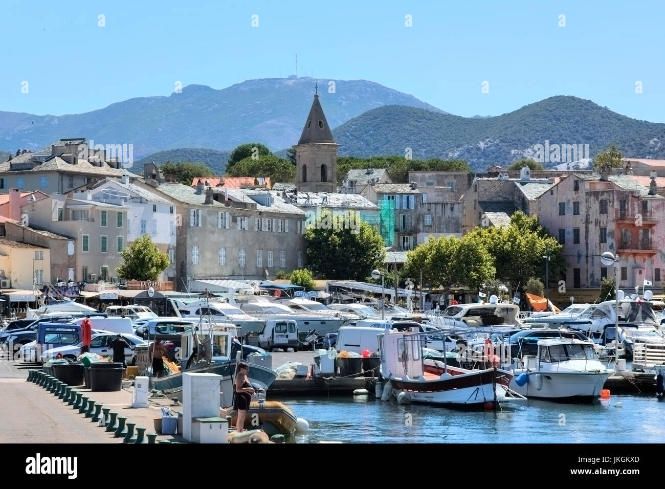 Saint-Florent, Haute-Corse, Corsica, France Stock Photo