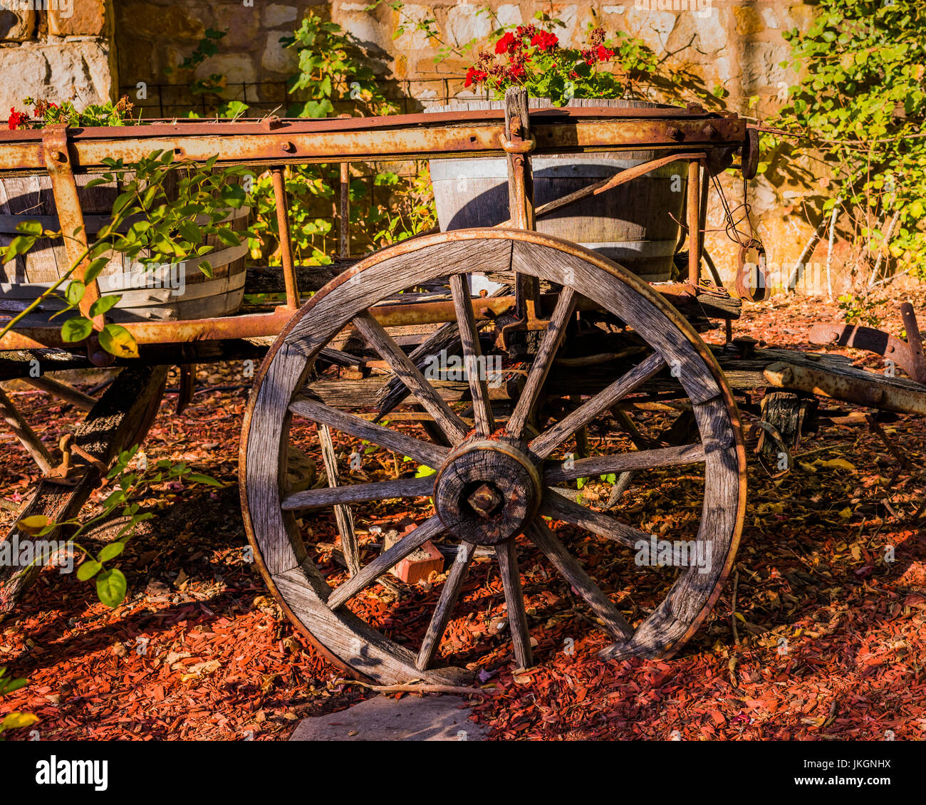 Wooden wagon wheels hires stock photography and images Alamy