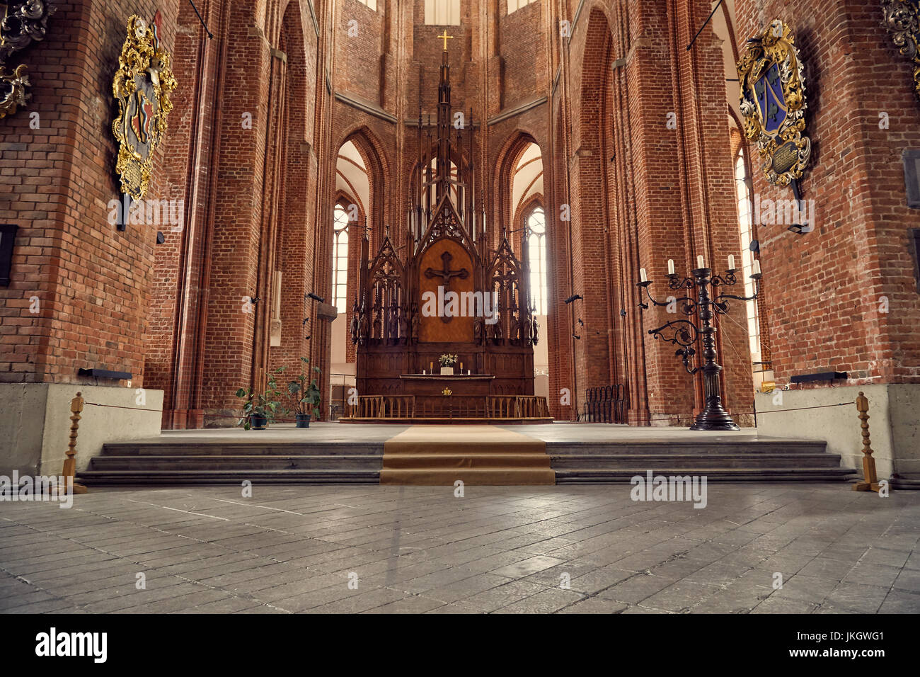 Interior of St. Peter's Cathedral Riga, Latvia Stock Photo - Alamy