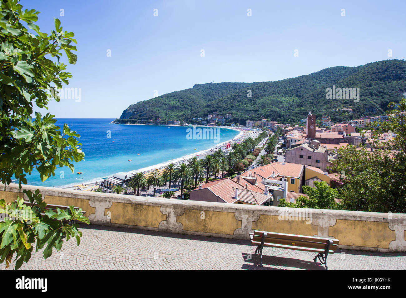 Noli, Riviera di Ponente, Liguria, Italy Stock Photo