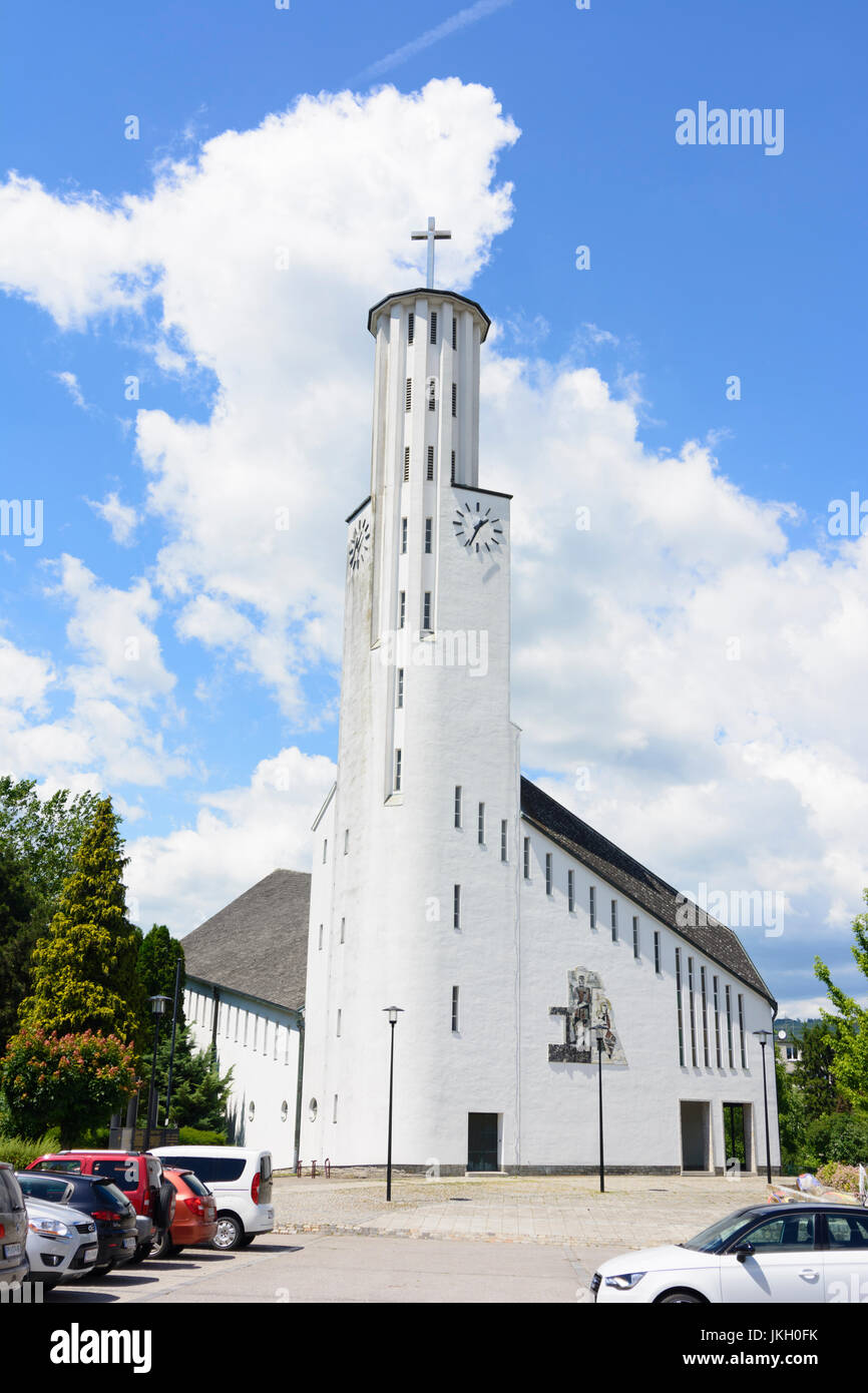 church Heilige Familie, Prinzersdorf, Mostviertel, Niederösterreich, Lower Austria, Austria Stock Photo