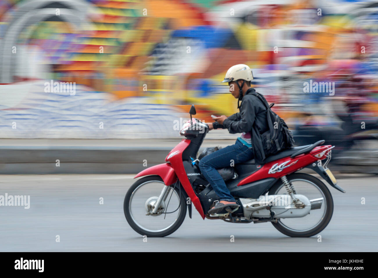 Hanoi Motorbike High Resolution Stock Photography and Images - Alamy