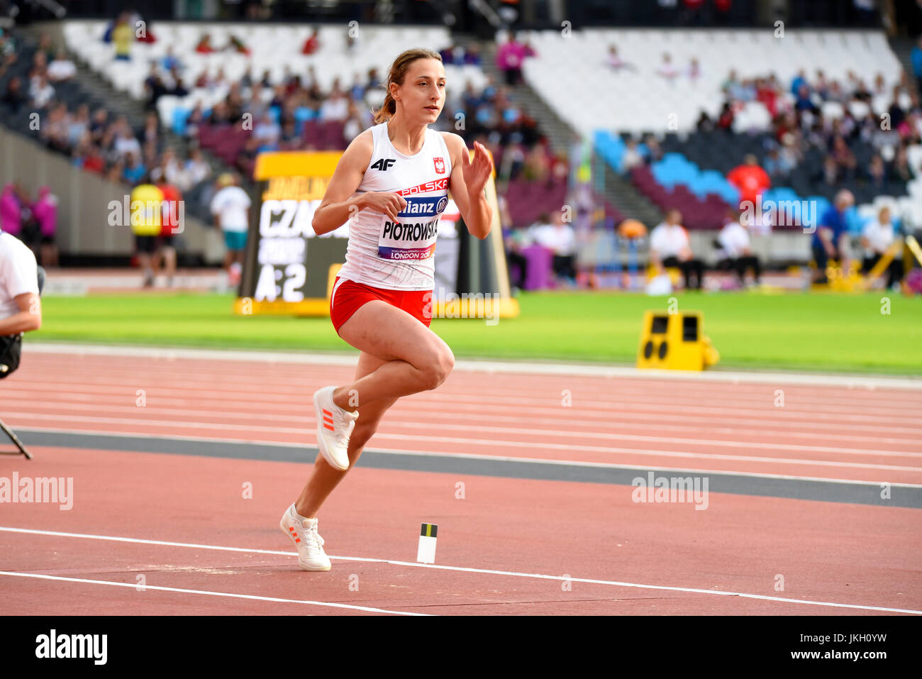 Female Long Jump Athlete High Resolution Stock Photography and Images