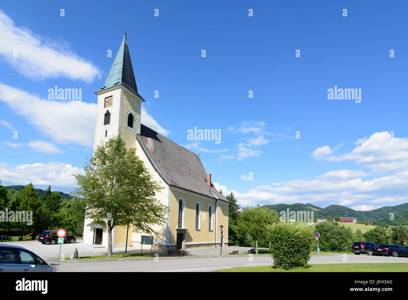 church in Texing, Texingtal, Mostviertel, Niederösterreich, Lower Austria, Austria Stock Photo