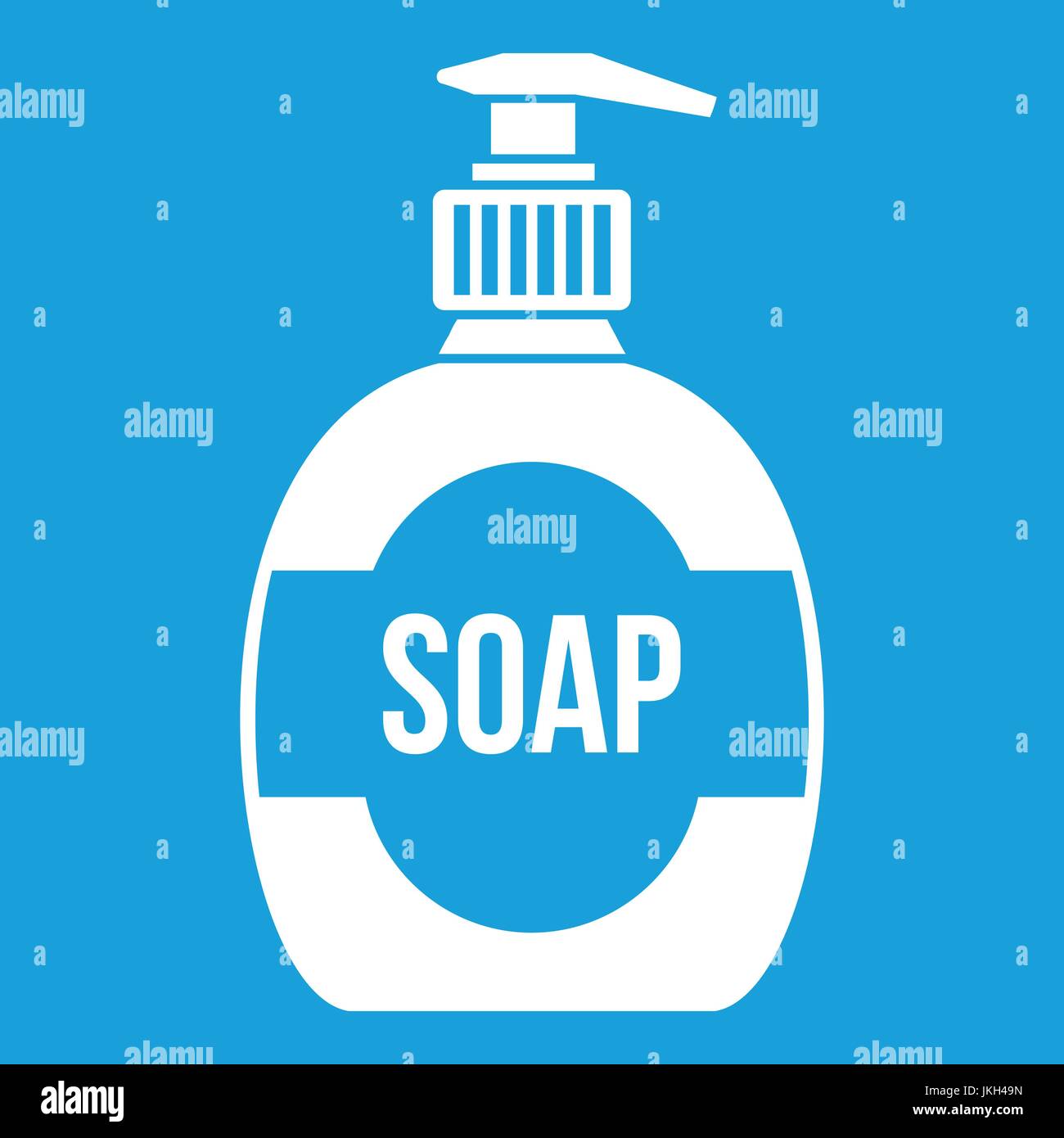 Bottle of liquid soap icon white Stock Vector Image & Art - Alamy