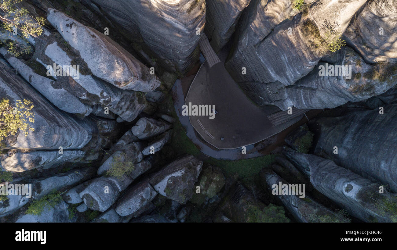 Drone view unusual sandstone hi-res stock photography and images - Alamy