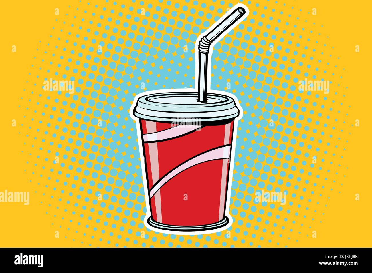 paper Cup fast food beverage Stock Vector