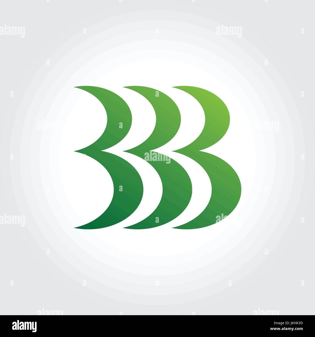 Creative Letter B Symbol Design Stock Vector