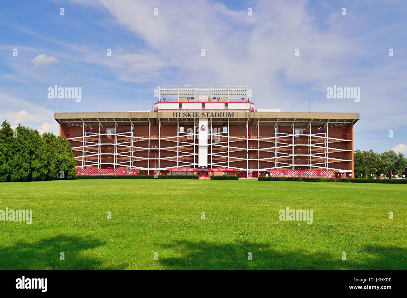 Huskie Stadium, the football venue, on the campus of Northern Illinois
