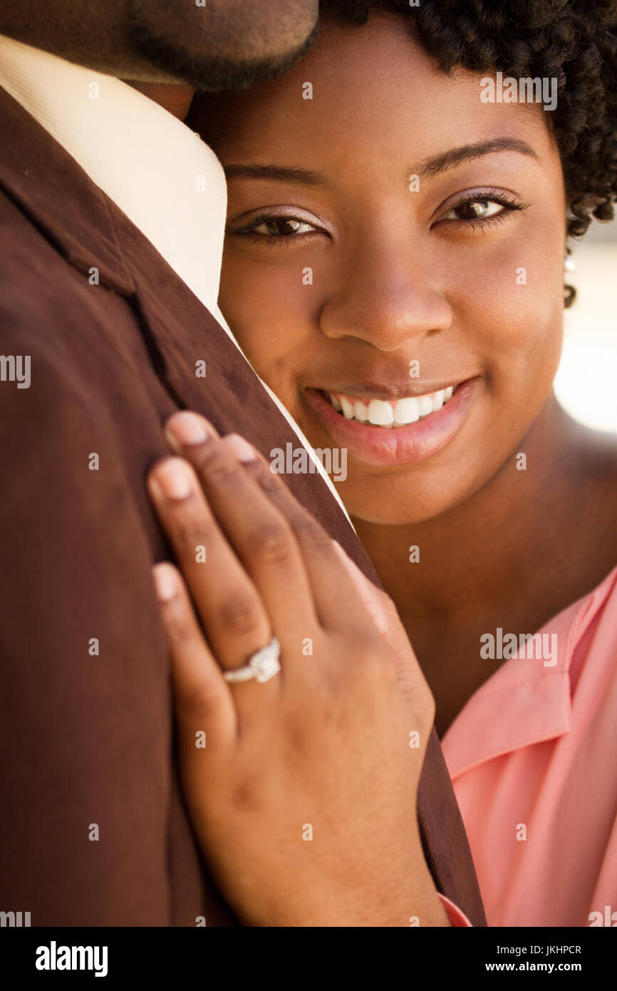 African young couple flirting outdoors hi-res stock photography and ...