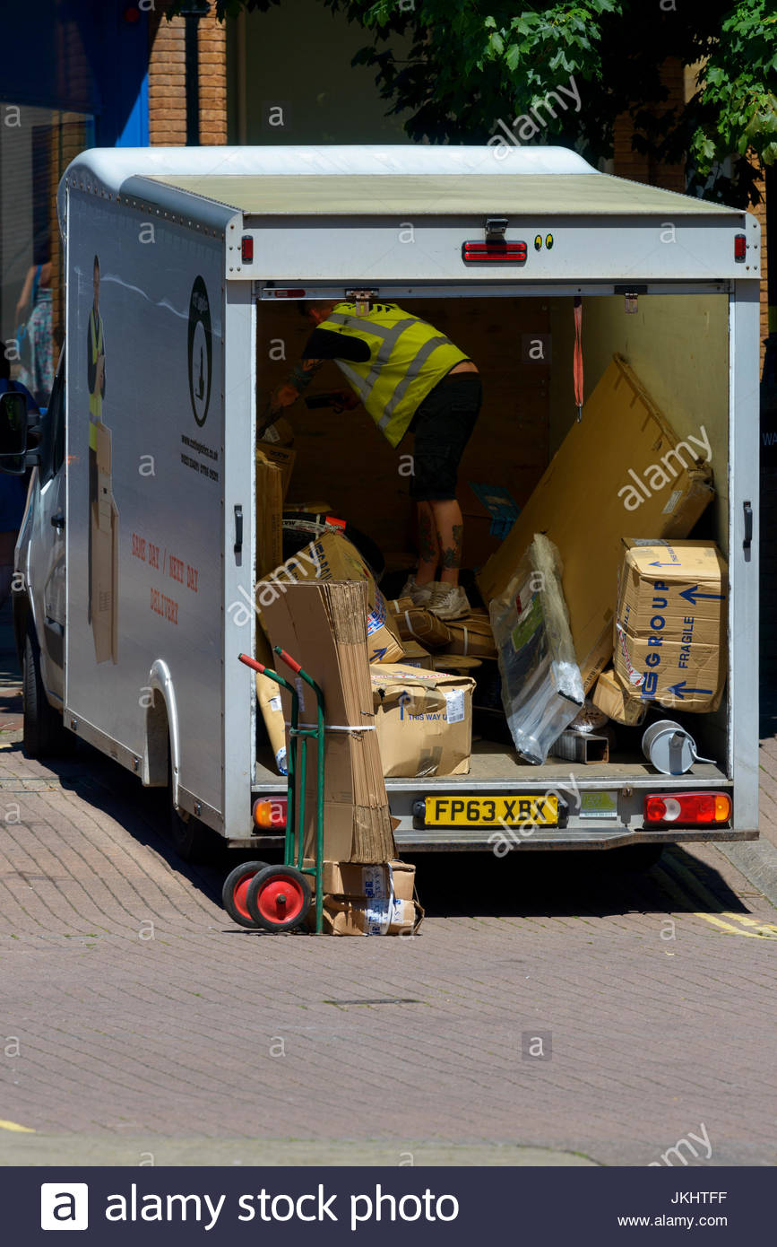 Delivery Man Truck High Resolution Stock Photography and Images - Alamy