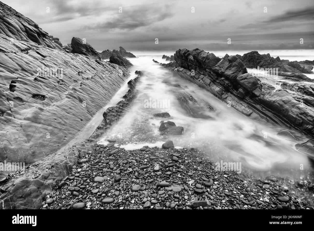 Bude rock formations hires stock photography and images Alamy