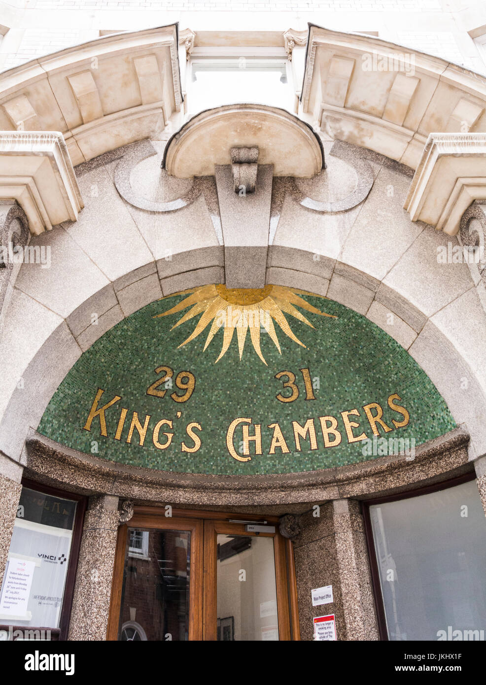 King's Chambers, Portugal Street Stock Photo
