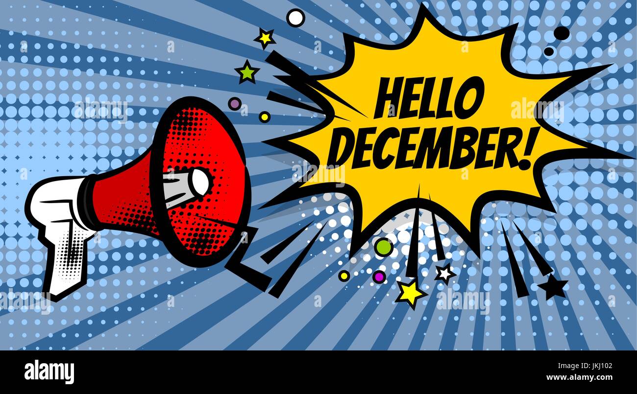 Hello december hi-res stock photography and images - Alamy