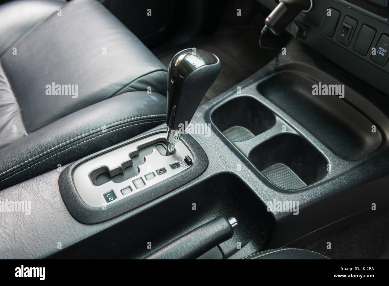 Gear transmission position P parking Stock Photo Alamy