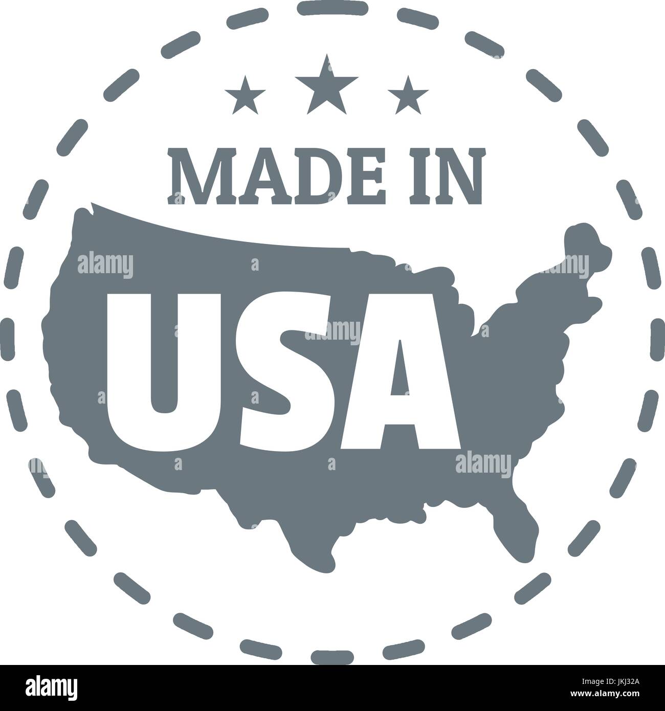 Made in USA country logo, simple style Stock Vector Image & Art - Alamy