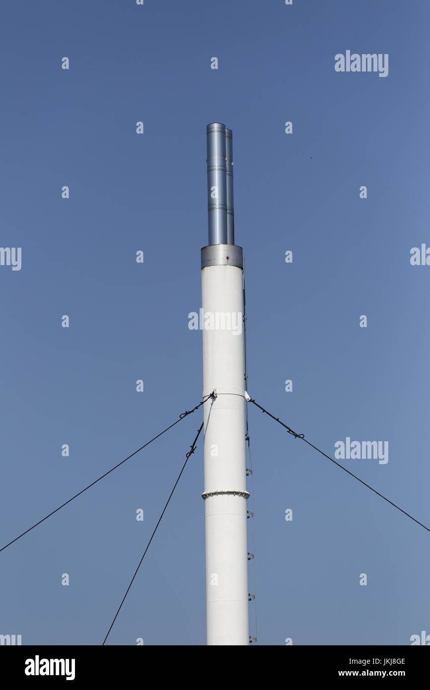 Stainless Steel Chimney Stock Photos & Stainless Steel Chimney Stock