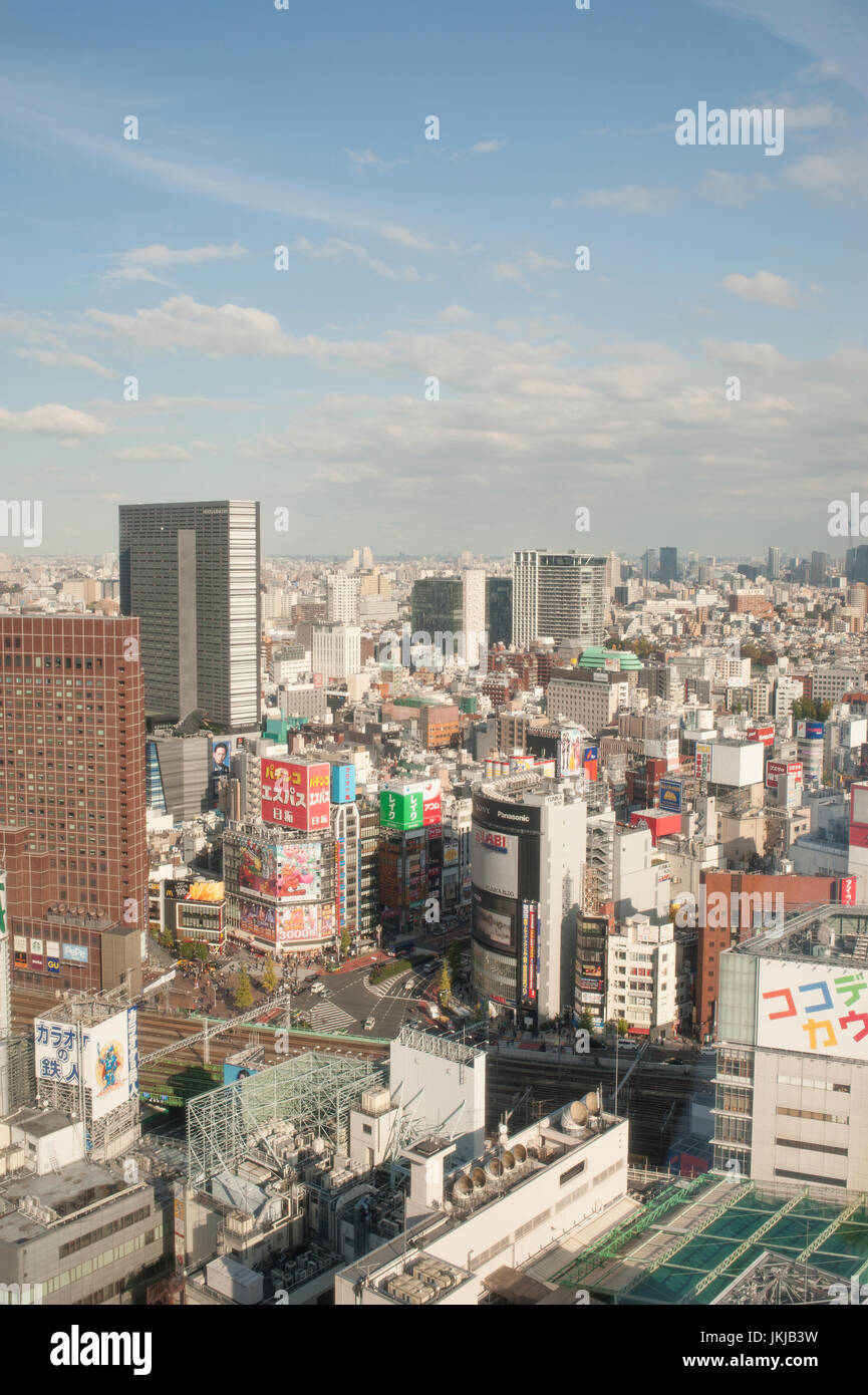 Tokyo, Japan, aerial view and skyline Stock Photo - Alamy