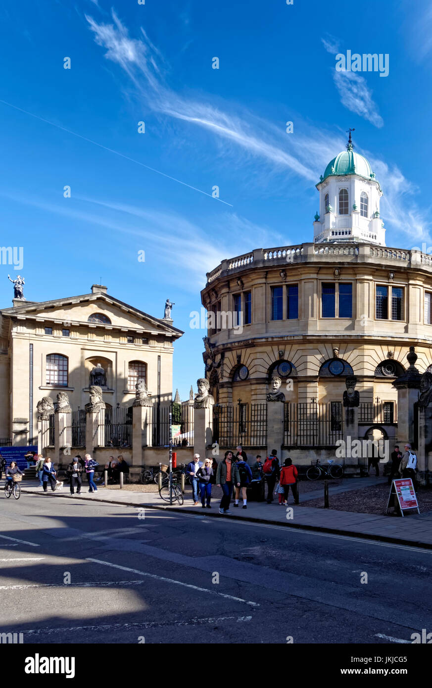The Sheldonian Theatre, Broad Street, Oxford, United Kingdom. Stock Photo