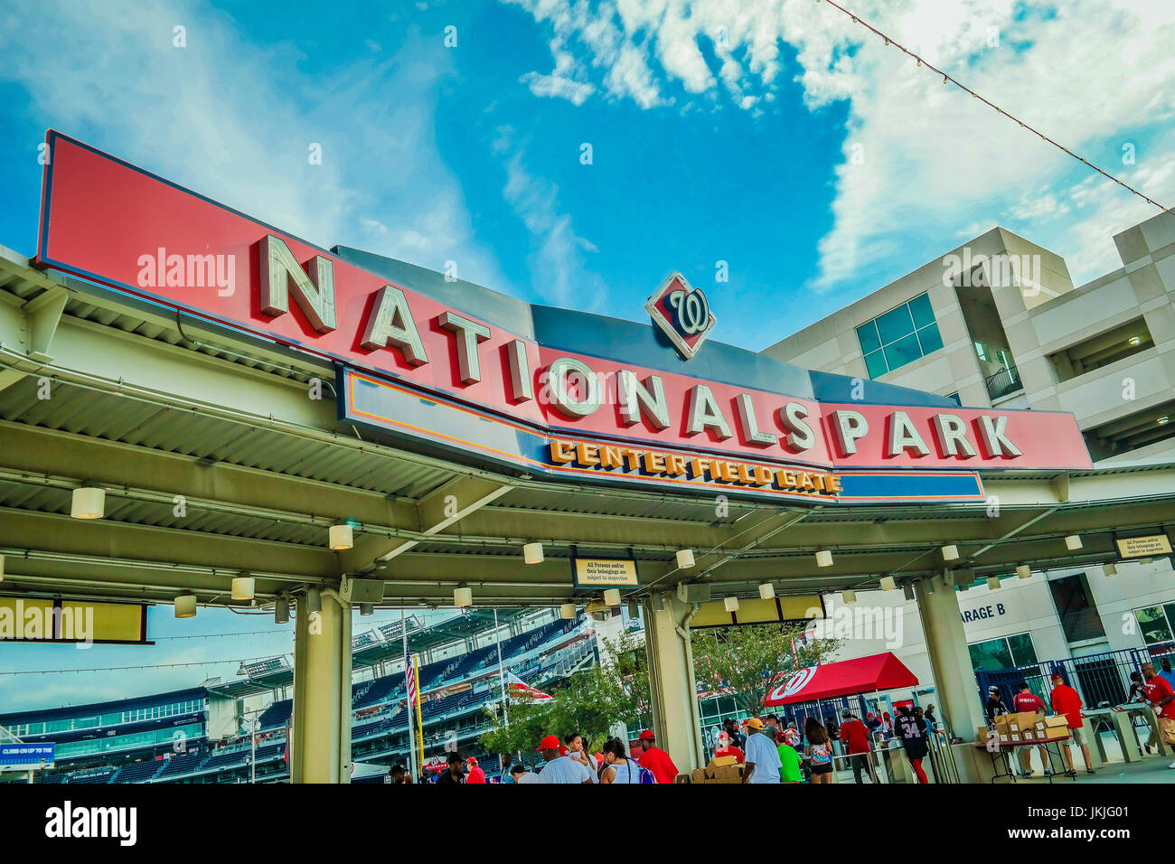 Washington Nationals Baseball Park Stock Photo