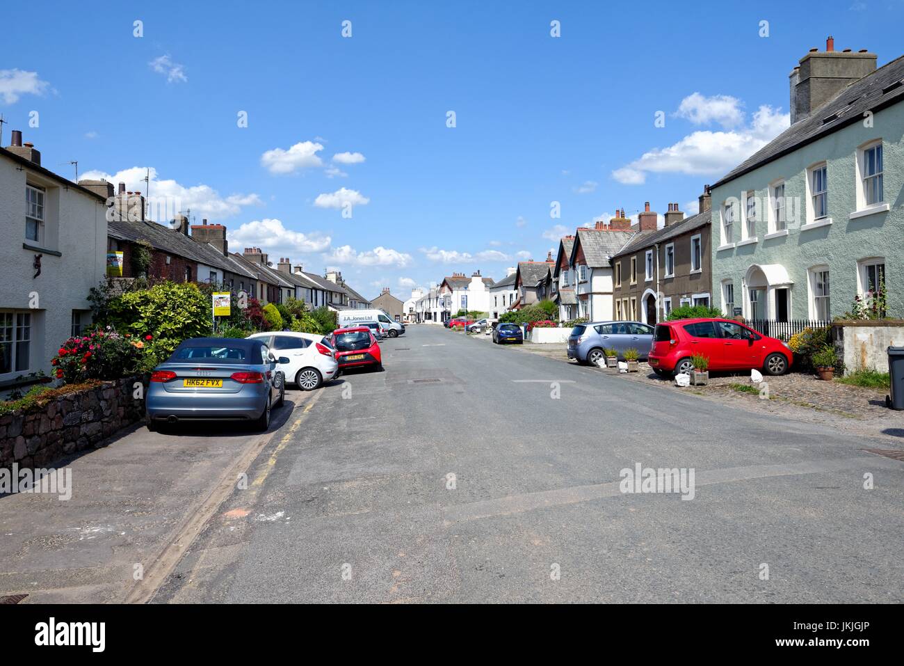 Coastal town of Ravenglass Cumbria UK Stock Photo Alamy