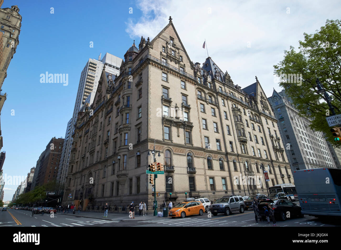 The dakota luxury apartment building central park west New York City